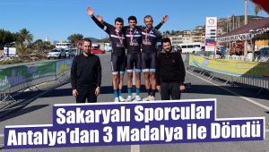 Sakaryalı Sporcular Antalya'dan 3 Madalya ile Döndü