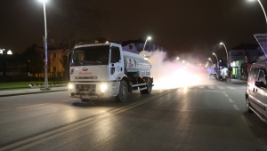 Serdivan’da Sokaklar Bu Cihazla Dezenfekte Ediliyor