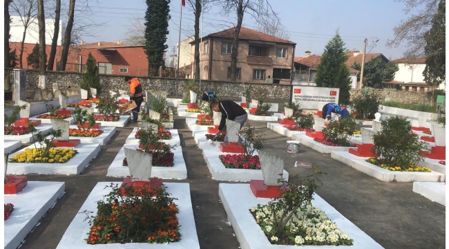 Yorgalar Şehitliği temizlendi