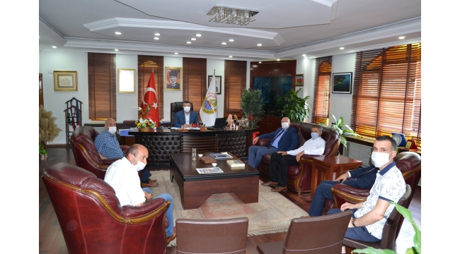 Başkanların, Başkan Özen’e Ziyareti