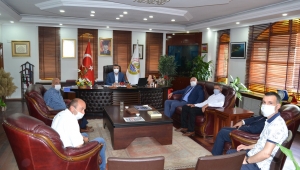 Başkanların, Başkan Özen’e Ziyareti