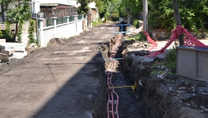 Sapanca’da Elektrik Telleri Yer Altına Alınıyor