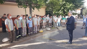Başkan Babaoğlu Personelle Bayramlaştı