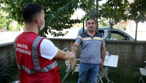 Maske Ve Dezenfektan Dağıtımı Erenler’de Devam Ediyor