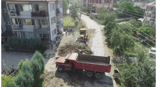 Köprübaşı Mahallesinde O Sokak Yenileniyor
