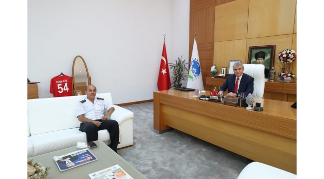 Yüce Yeni İl Jandarma Komutanını Ağırladı