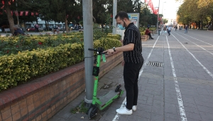 Çevreci ulaşım aracı martı scooterlar Sakarya'da