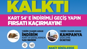Kart54 kullanımında yeni dönem başlıyor