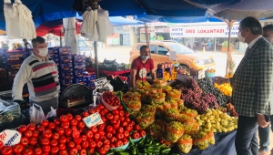 Alemdar Pazar Esnafını Ziyaret Etti