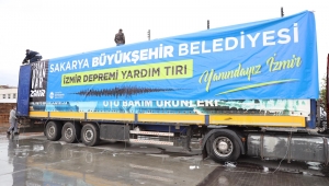 Destek tırı İzmir'e ulaştı