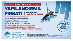 Büyükşehir’de taksitlendirme için son 3 gün