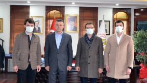 Başkan Özen, Başkan Çalışkan’ı Makamında Ağırladı