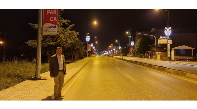 Sapanca İzmit Caddesi Işıl Işıl Oldu