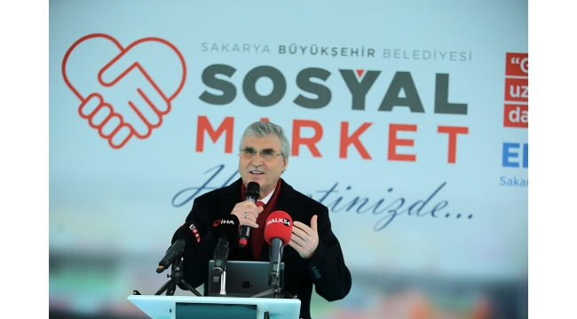 Sosyal Market SGM’de hizmete açıldı