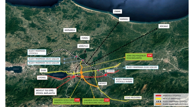 Yeni otoban girişi için kamulaştırmalara başlandı