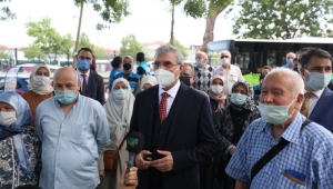 Başkan Yüce, Sağlık İçin Kaplıca Projesi Kapsamında 12. Kafileyi Uğurladı