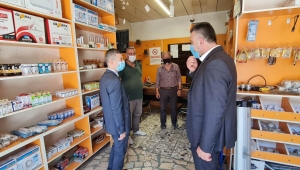 Kaymakam Bayar ve Başkan Özen’den Esnaf Ziyareti