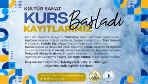 Sapanca Belediyesi Kültür Kurslarına Kayıtlar Başladı
