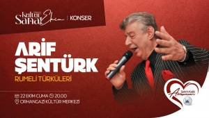 Arif Şentürk Rumeli Türküleriyle Orhangazi Kültür Merkezi’nde