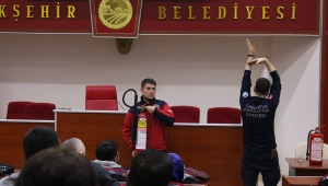 Büyükşehir Personellerine Acil Durum Eğitimi Verildi