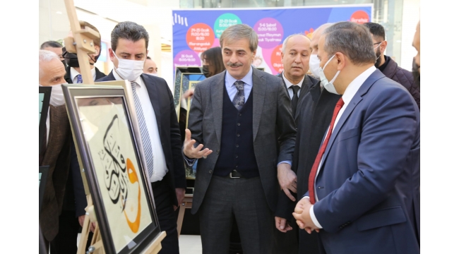 Başkan Alemdar SERHEM Karma Sergisine Katıldı