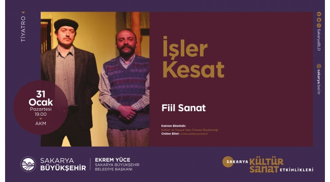 İşler Kesat AKM’de Seyirciyle Buluşacak