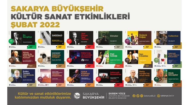 Kültür Sanatta Şubat Takvimi Yine Dopdolu
