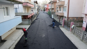 Serdivan Sokaklarında Asfalt Mesaisi