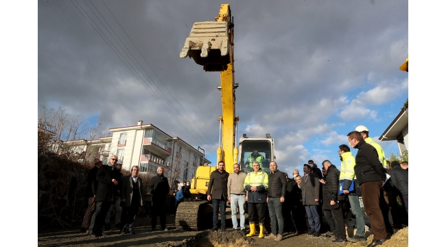 6 Milyon Liralık Yeni Kanalizasyon Hattı Projesinin Startı Verildi