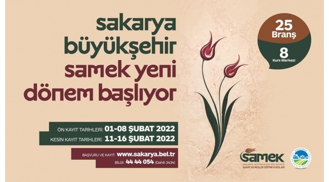 SAMEK’ler İçin Son Kayıt Günü 8 Şubat Salı