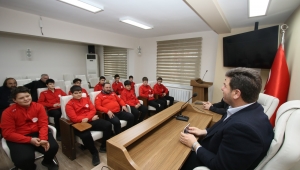 Başkan Bilal Soykan Şampiyon Sporcuları Ağırladı