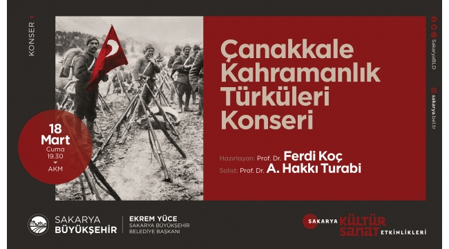 Büyükşehir Belediyesi, Çanakkale Zaferi’ni Kahramanlık Türküleriyle Hatırlayacak