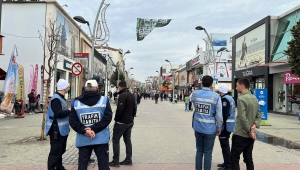 Denetimler Başladı Hedef Çark Caddesi'nde Yaya Güvenliğini Sağlamak