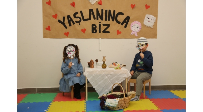 Miniklerden Yaşlılara Saygı Haftası Etkinliği