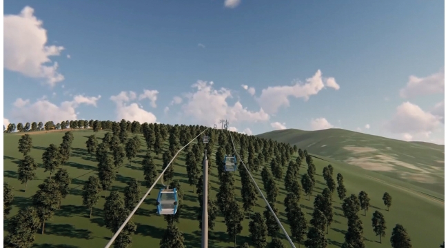 Teleferik İnşaatında Durdurma Söz Konusu Değil
