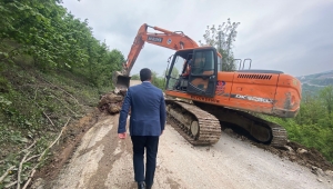 Akyazı Belediyesi Heyelanlarla Mücadele Ediyor