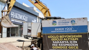 Büyükşehir Güçlü Altyapı Ağını Serdivan’da Genişletiyor