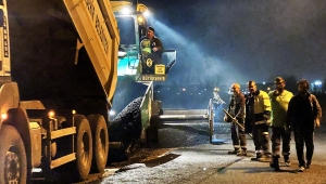 Büyükşehir Gece Mesaisinde: Asfaltlanmamış Yol Kalmayacak