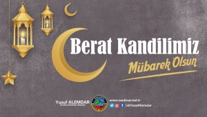 Başkan Alemdar’dan Berat Kandili Mesajı