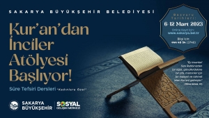 SGM’den Kadınlara Yönelik Atölye; Kur’an’dan İnciler Atölyesine Kayıtlar Başladı