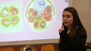 SGM Öğrencileri Sağlıklı Beslenmeye Dikkat Çekti