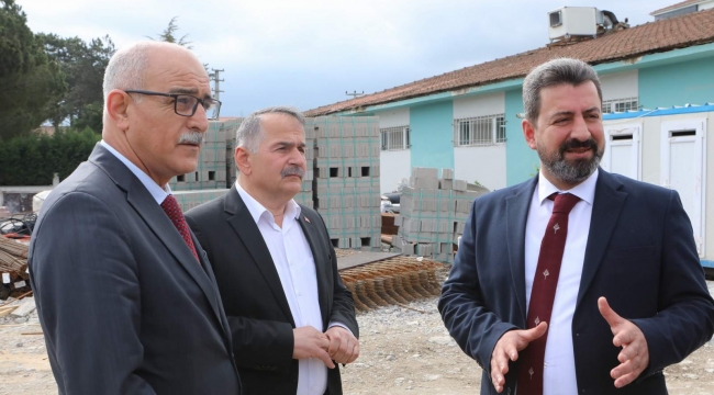 İl Milli Eğitim Müdürü Savaşçı, Arifiye’deki Okul Yatırımlarını İnceledi