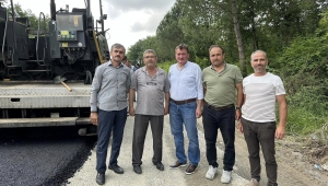 Ferizli Belediyesi, Sorunlu Yolu Asfaltlıyor