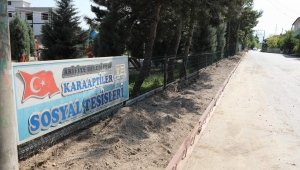 Arifiye Karaaptiler’de Kaldırım Çalışmaları Devam Ediyor.