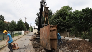 Büyükşehir Belediyesi, 17 Bin 500 Metrelik Altyapı Hattında Çalışmalarını Sürdürüyor