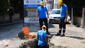 Büyükşehir Belediyesi Sapanca’da Devam Eden Altyapı Çalışmalarında Sona Geldi