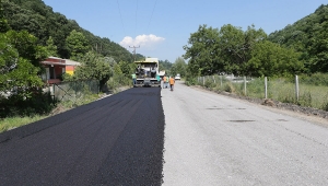 Sapanca Akçay’da asfalt işlemleri başladı