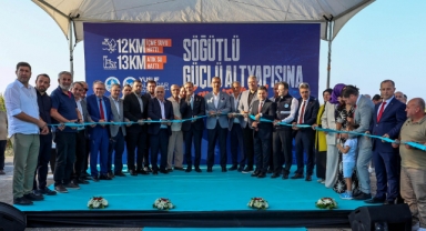 “180 milyon TL’lik altyapı yatırımı Söğütlü’ye hayırlı olsun”