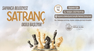 Sapanca Belediyesi Satranç Okulu Başlıyor