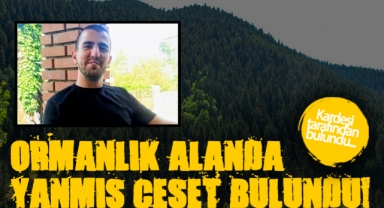 Ormanlık Alanda Yanmış Ceset Bulundu!